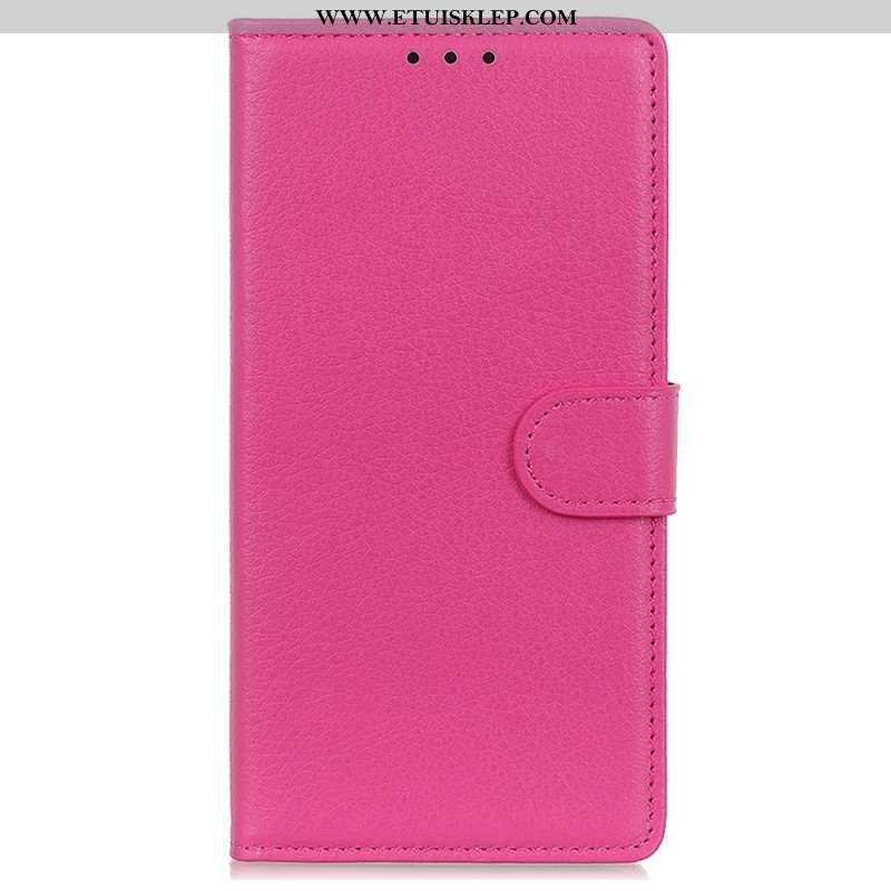 Etui Folio do Samsung Galaxy S23 Plus 5G Tradycyjna Sztuczna Skóra